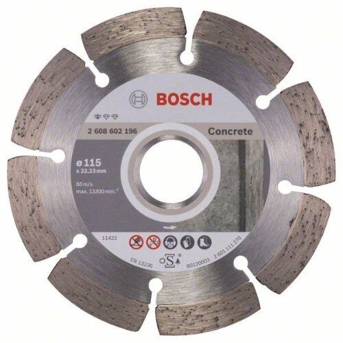  Diamanttrennscheiben Standard for Concrete für kleine Winkelschleifer Bosch Diamanttrennscheibe Standard for Concrete, für kleine Winkelschleifer 12369920