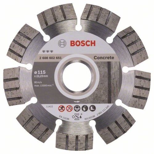  Best for Concrete Diamanttrennscheiben für kleine Winkelschleifer Bosch Diamanttrennscheibe Best for Concrete, für kleine Winkelschleifer 12369914
