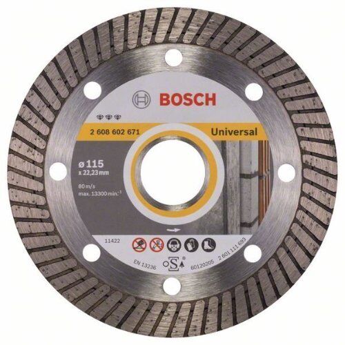  Best for Universal Turbo Diamanttrennscheiben für kleine Winkelschleifer Bosch Diamanttrennscheibe Best for Universal Turbo, für kleine Winkelschleifer 12369876