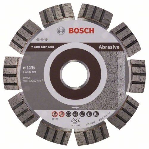  Best for Abrasive Diamanttrennscheiben für kleine Winkelschleifer Bosch Diamanttrennscheibe Best for Abrasive, für kleine Winkelschleifer 12369897