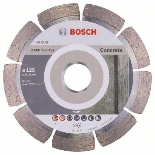  Diamanttrennscheiben Standard for Concrete für kleine Winkelschleifer Bosch Diamanttrennscheibe Standard for Concrete, für kleine Winkelschleifer 12369922
