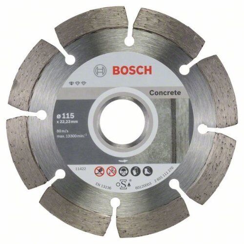  Diamanttrennscheiben Standard for Concrete für kleine Winkelschleifer Bosch Diamanttrennscheibe Standard for Concrete, für kleine Winkelschleifer 12369919