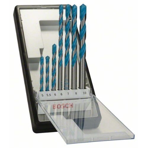  CYL-9 MultiConstruction-Bohrer-Sets Bosch 7-tlg. CYL-9 MultiConstruction Bohrer-Set, 5–10 mm, für Dreh- und Schlagbohrer 12372241