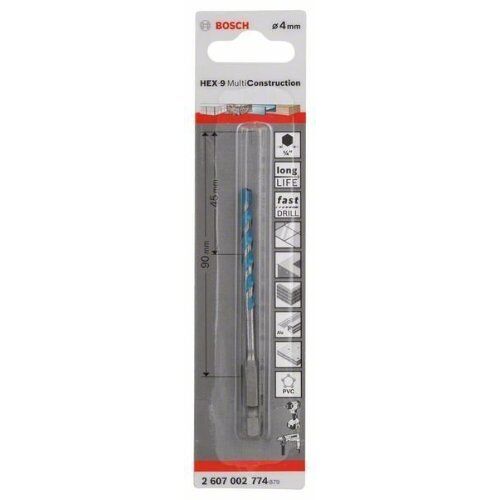  HEX-9 MultiConstruction-Bohrer Bosch Mehrzweckbohrer HEX-9 Multi Construction, für Dreh- und Schlagbohrer 12372179