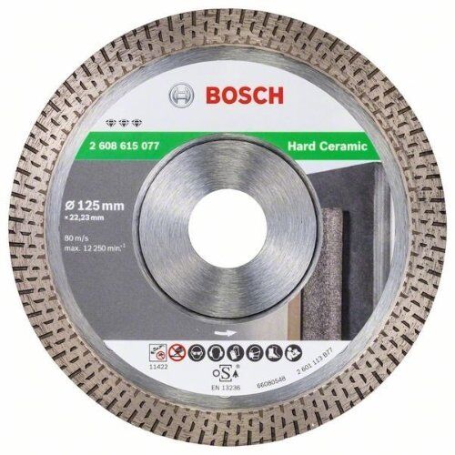  Best for Hard Ceramic Diamanttrennscheiben für kleine Winkelschleifer Bosch Diamanttrennscheibe Best for Hard Ceramic, für kleine Winkelschleifer 12369930
