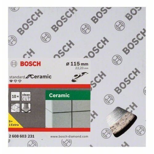  Diamanttrennscheiben Standard for Ceramic für kleine Winkelschleifer Bosch Diamanttrennscheibe Standard for Ceramic, für kleine Winkelschleifer 12369943