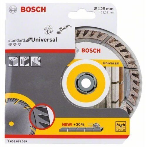  Standard for Universal Diamanttrennscheiben für kleine Winkelschleifer Bosch Diamanttrennscheibe Standard for Universal 125 x22,23, für kleine Winkelschleifer 12369882