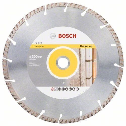  Standard for Universal Diamanttrennscheiben, Bohrung 25,4 mm, für Tisch- und Benzinmotorsägen Bosch Diamanttrennscheibe Standard for Universal 300 x 25,4, für Tischsägen 12369884