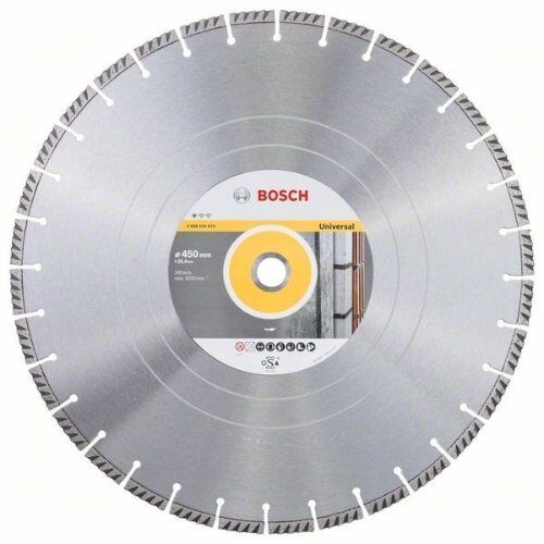  Standard for Universal Diamanttrennscheiben, Bohrung 25,4 mm, für Tisch- und Benzinmotorsägen Bosch Diamanttrennscheibe Standard for Universal 450 x 25,4, für Tischsägen 12369885