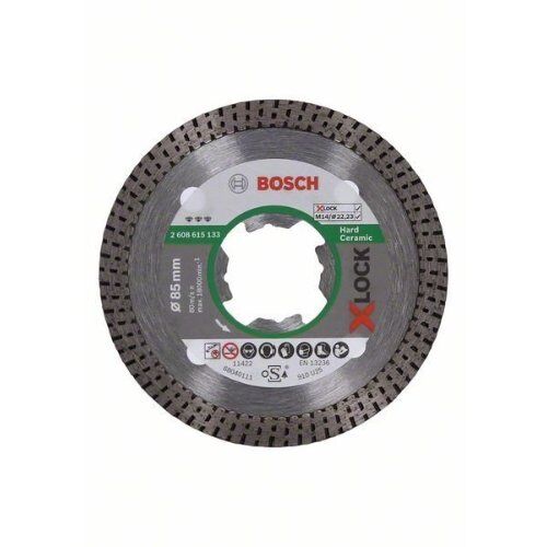  X-LOCK Diamanttrennscheiben Best for HardCeramic Bosch X-LOCK Diamanttrennscheibe Best for Hard Ceramic 85 x 22,23 x 1,4 x 7, für kleine Winkelschleifer 12369928