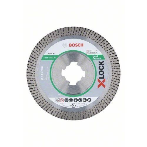  X-LOCK Diamanttrennscheiben Best for HardCeramic Bosch X-LOCK Diamanttrennscheibe Best for Hard Ceramic 115 x 22,23 x 1,4 x 10, für kleine Winkelschleifer 12369927