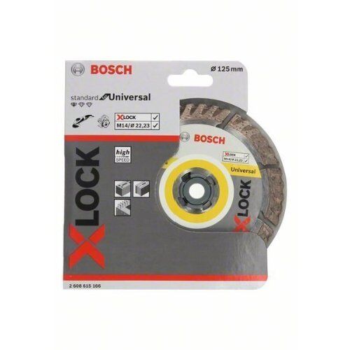  Diamanttrennscheiben X-LOCK Standard for Universal Bosch X-LOCK Trennscheibe Standard for Universal 125 x 22,23 x 2 x 10, für kleine Winkelschleifer 12369895