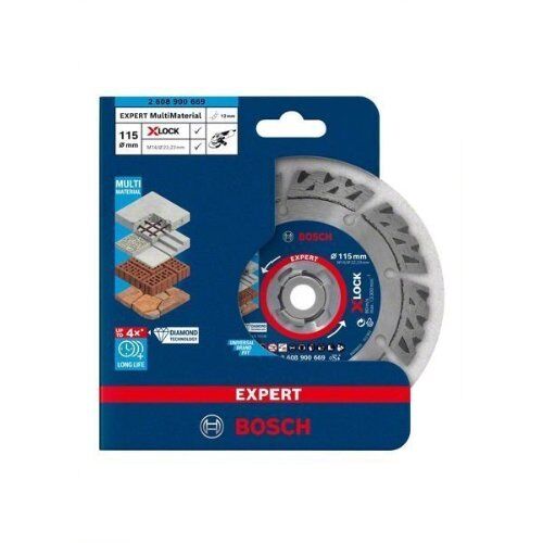  EXPERT MultiMaterial X-LOCK Diamanttrennscheiben Bosch EXPERT MultiMaterial X-LOCK Diamanttrennscheiben, 115 x 22,23 x 2,4 x 12 mm, für kleine Winkelschleifer 12369868