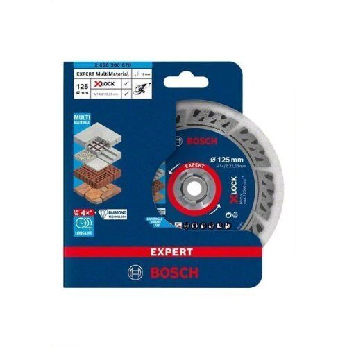  EXPERT MultiMaterial X-LOCK Diamanttrennscheiben Bosch EXPERT MultiMaterial X-LOCK Diamanttrennscheiben, 125 x 22,23 x 2,4 x 12 mm, für kleine Winkelschleifer 12369867