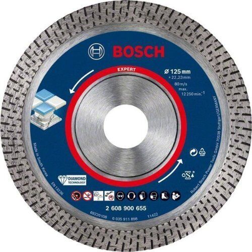  EXPERT HardCeramic Diamanttrennscheiben Bosch EXPERT HardCeramic Diamanttrennscheiben, 125 x 22,23 x 1,4 x 10 mm, für kleine Winkelschleifer 12369862