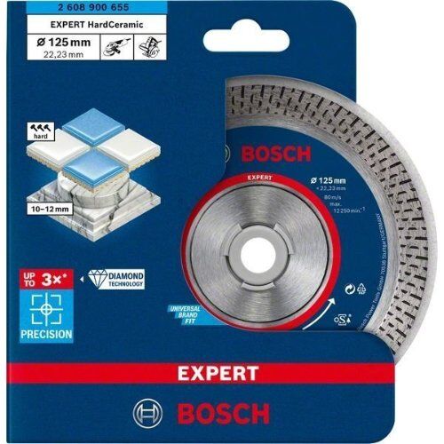  EXPERT HardCeramic Diamanttrennscheiben Bosch EXPERT HardCeramic Diamanttrennscheiben, 125 x 22,23 x 1,4 x 10 mm, für kleine Winkelschleifer 12369862