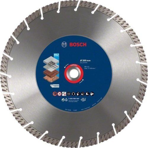  EXPERT MultiMaterial Diamanttrennscheiben Bosch EXPERT MultiMaterial Diamanttrennscheiben, 300 x 22,23 x 2,8 x 15 mm, für große Winkelschleifer mit Spannmutter 12369858