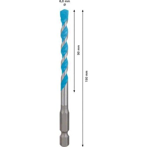  EXPERT HEX-9 MultiConstruction Bohrer Bosch EXPERT HEX-9 MultiConstruction Bohrer, 6 x 90 x 150 mm, für Dreh- und Schlagbohrer 12372174