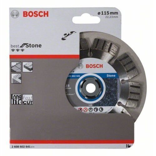  Best for Stone Diamanttrennscheiben für kleine Winkelschleifer Bosch Diamanttrennscheibe Best for Stone, für kleine Winkelschleifer 12369956