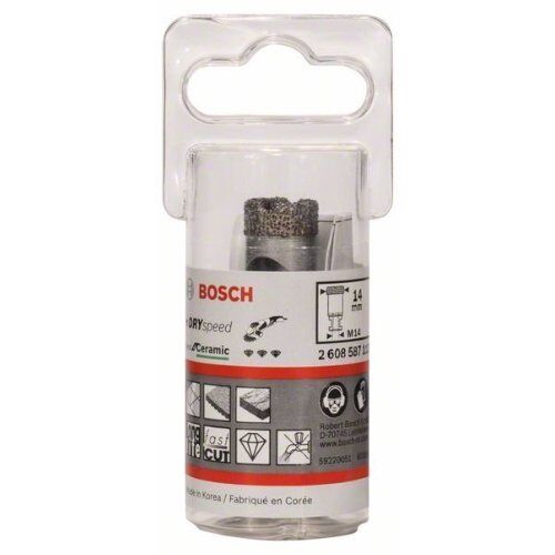  Dry Speed Diamantbohrkronen Best for Ceramic Bosch Diamanttrockenbohrer Dry Speed Best for Ceramic, für kleine Winkelschleifer 12370154