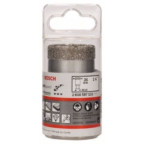  Dry Speed Diamantbohrkronen Best for Ceramic Bosch Diamanttrockenbohrer Dry Speed Best for Ceramic, für kleine Winkelschleifer 12370166