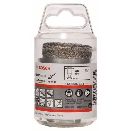  Dry Speed Diamantbohrkronen Best for Ceramic Bosch Diamanttrockenbohrer Dry Speed Best for Ceramic, für kleine Winkelschleifer 12370163