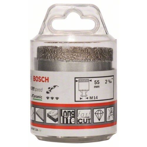  Dry Speed Diamantbohrkronen Best for Ceramic Bosch Diamanttrockenbohrer Dry Speed Best for Ceramic, für kleine Winkelschleifer 12370155