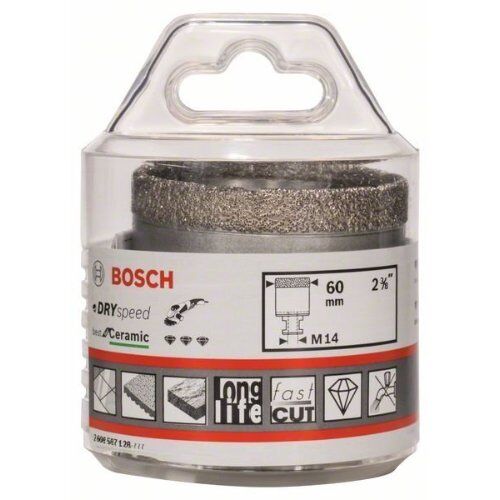  Dry Speed Diamantbohrkronen Best for Ceramic Bosch Diamanttrockenbohrer Dry Speed Best for Ceramic, für kleine Winkelschleifer 12370151