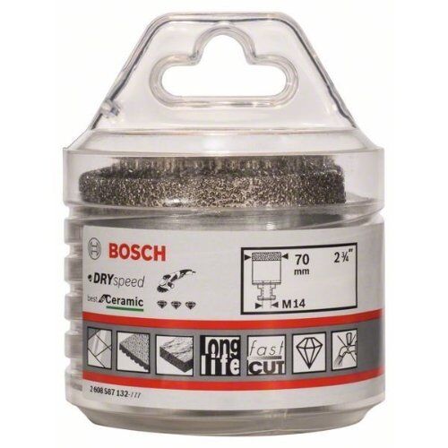  Dry Speed Diamantbohrkronen Best for Ceramic Bosch Diamanttrockenbohrer Dry Speed Best for Ceramic, für kleine Winkelschleifer 12370153