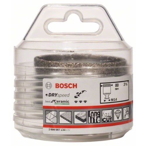  Dry Speed Diamantbohrkronen Best for Ceramic Bosch Diamanttrockenbohrer Dry Speed Best for Ceramic, für kleine Winkelschleifer 12370165