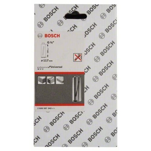  Diamanttrockenbohrkronen Standard for Universal G1/2-Zoll Bosch Diamanttrockenbohrkrone G 1/2", für Diamantbohrer 12370111