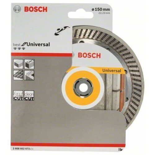  Best for Universal Turbo Diamanttrennscheiben für große Winkelschleifer Bosch Diamanttrennscheibe Best for Universal Turbo, für große Winkelschleifer mit Spannmutter 12370011
