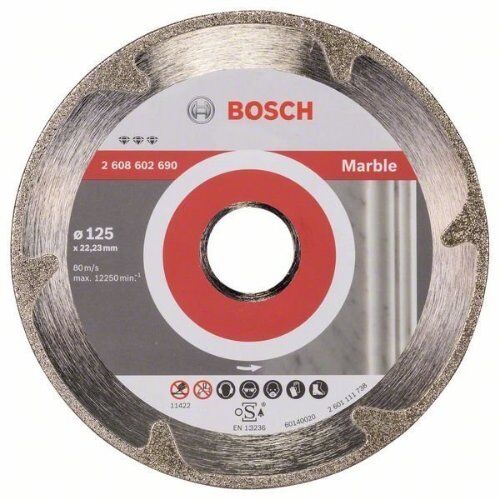 Best for Marble Diamanttrennscheiben für kleine Winkelschleifer Bosch Diamanttrennscheibe Best for Marble, für kleine Winkelschleifer 12369952