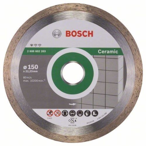  Standard for Ceramic Diamanttrennscheiben für große Winkelschleifer Bosch Diamanttrennscheibe Standard for Ceramic, für große Winkelschleifer mit Spannmutter 12369977