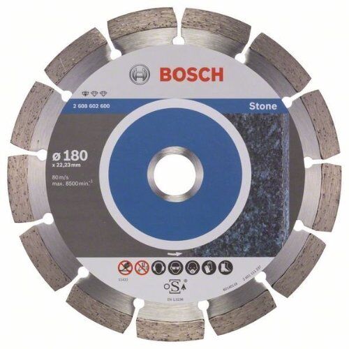  Standard for Stone Diamanttrennscheiben für große Winkelschleifer Bosch Diamanttrennscheibe Standard for Stone, für große Winkelschleifer mit Spannmutter 12369995