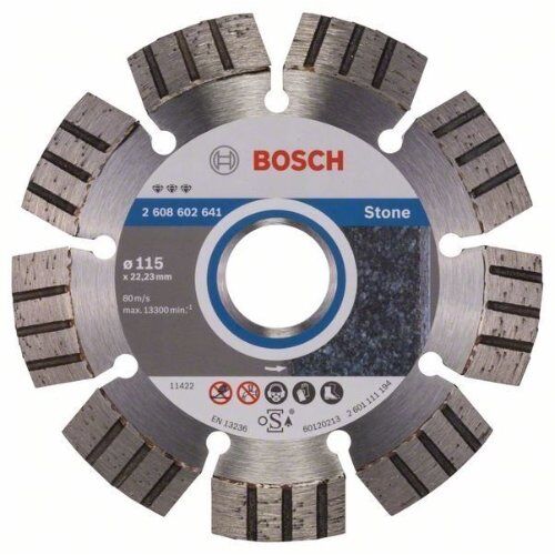  Best for Stone Diamanttrennscheiben für kleine Winkelschleifer Bosch Diamanttrennscheibe Best for Stone, für kleine Winkelschleifer 12369956