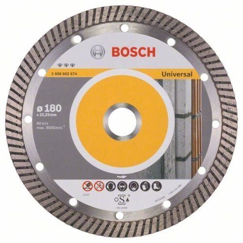  Best for Universal Turbo Diamanttrennscheiben für große Winkelschleifer Bosch Diamanttrennscheibe Best for Universal Turbo, für große Winkelschleifer mit Spannmutter 12370012