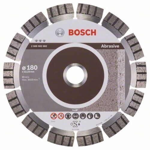  Best for Abrasive Diamanttrennscheiben für große Winkelschleifer Bosch Diamanttrennscheibe Best for Abrasive, für große Winkelschleifer mit Spannmutter 12370016