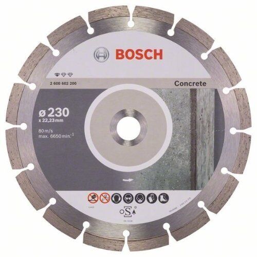  Standard for Concrete Diamanttrennscheiben für große Winkelschleifer Bosch Diamanttrennscheibe Standard for Concrete, für große Winkelschleifer mit Spannmutter 12369972