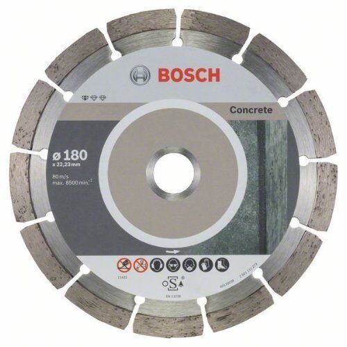  Standard for Concrete Diamanttrennscheiben für große Winkelschleifer Bosch Diamanttrennscheibe Standard for Concrete, für große Winkelschleifer mit Spannmutter 12369970