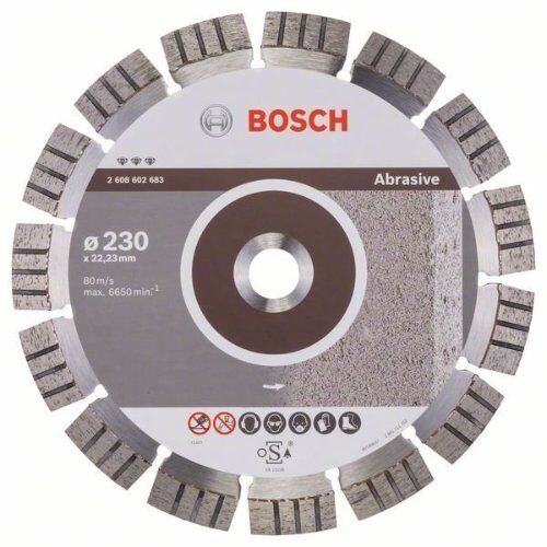  Best for Abrasive Diamanttrennscheiben für große Winkelschleifer Bosch Diamanttrennscheibe Best for Abrasive, für große Winkelschleifer mit Spannmutter 12370015