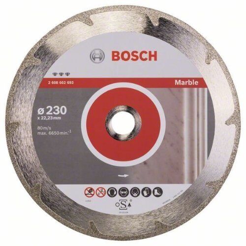  Best for Marble Diamanttrennscheiben für große Winkelschleifer Bosch Diamanttrennscheibe Best for Marble, für große Winkelschleifer mit Spannmutter 12370019