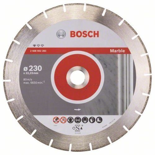  Standard for Marble Diamanttrennscheiben für große Winkelschleifer Bosch Diamanttrennscheibe Standard for Marble, für große Winkelschleifer mit Spannmutter 12369982