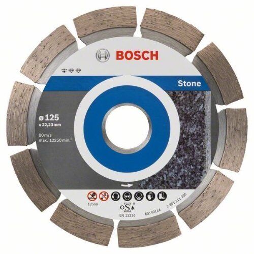  Standard for Stone Diamanttrennscheiben für kleine Winkelschleifer Bosch Diamanttrennscheibe Standard for Stone, für kleine Winkelschleifer 12369963