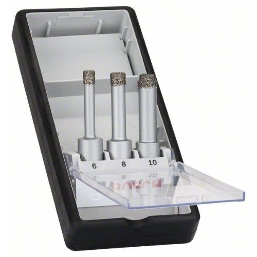  Best for Ceramic Easy Dry Diamantbohrer-Sets Bosch 3-tlg. Robust Line Diamanttrockenbohrer-Set Easy Dry Best for Ceramic, für Bohrmaschinen 12370049