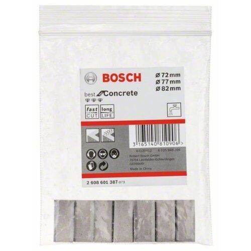 Diamantbohrkronen Segmente für Diamantnassbohrkronen Best for Concrete G1-1/4 UNC Bosch Segmente für Diamantbohrkronen 1 1/4" UNC Best for Concrete, für Diamantbohrer 12370225