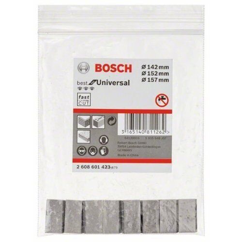  Diamanttrockenbohrkronen-Segmente Best for Universal G1-1/4 UNC Bosch Segmente für Diamantbohrkronen 1 1/4" UNC Best for Universal, für Diamantbohrer 12370108