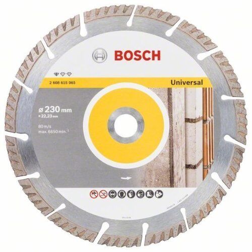 Standard for Universal Diamanttrennscheiben für große Winkelschleifer Bosch Diamanttrennscheibe Standard for Universal 230 x 22,23, für große Winkelschleifer mit Spannmutter 12370025
