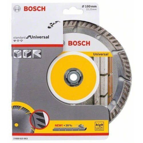  Standard for Universal Diamanttrennscheiben für große Winkelschleifer Bosch Diamanttrennscheibe Standard for Universal 180 x 22,23, für große Winkelschleifer mit Spannmutter 12370024