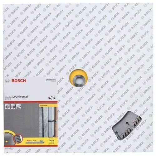  Standard for Universal Diamanttrennscheiben, 20-mm-Bohrung, für Tisch- und Benzinmotorsägen Bosch Diamanttrennscheibe Standard for Universal 400 x 20, für Tischsägen 12370033